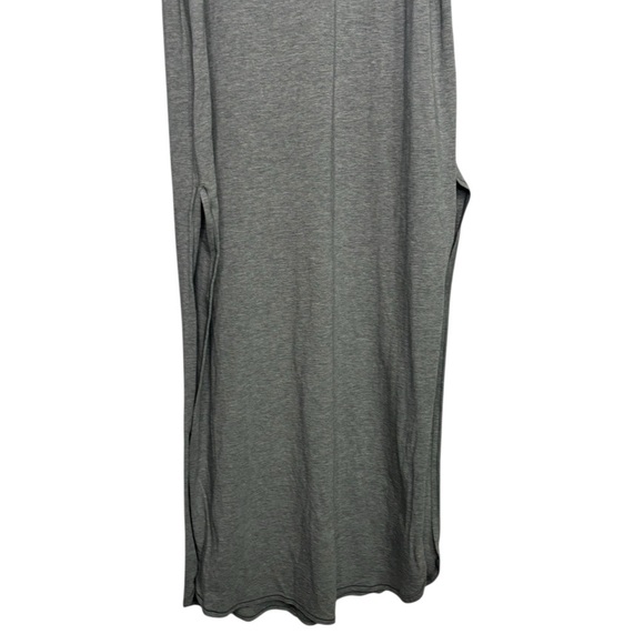 Lululemon Refresh Racerback Maxi Dress II Pima Cotton Heathered Medium Grey - Picture 2 of 11